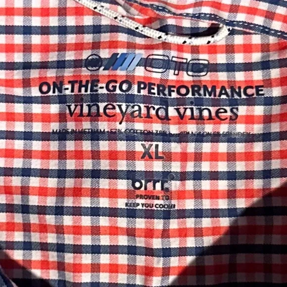 Vineyard Vines Check Button Down (OTG brrr Collection) - Picture 2 of 4
